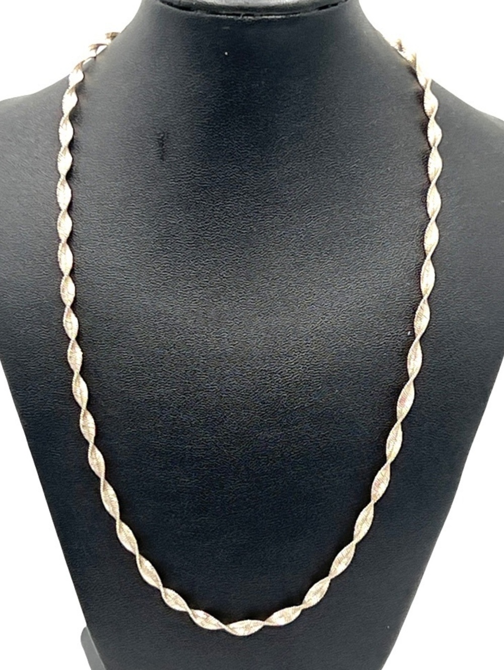 FAS Twisted Snake Chain Italy Sterling silver 18" Necklace